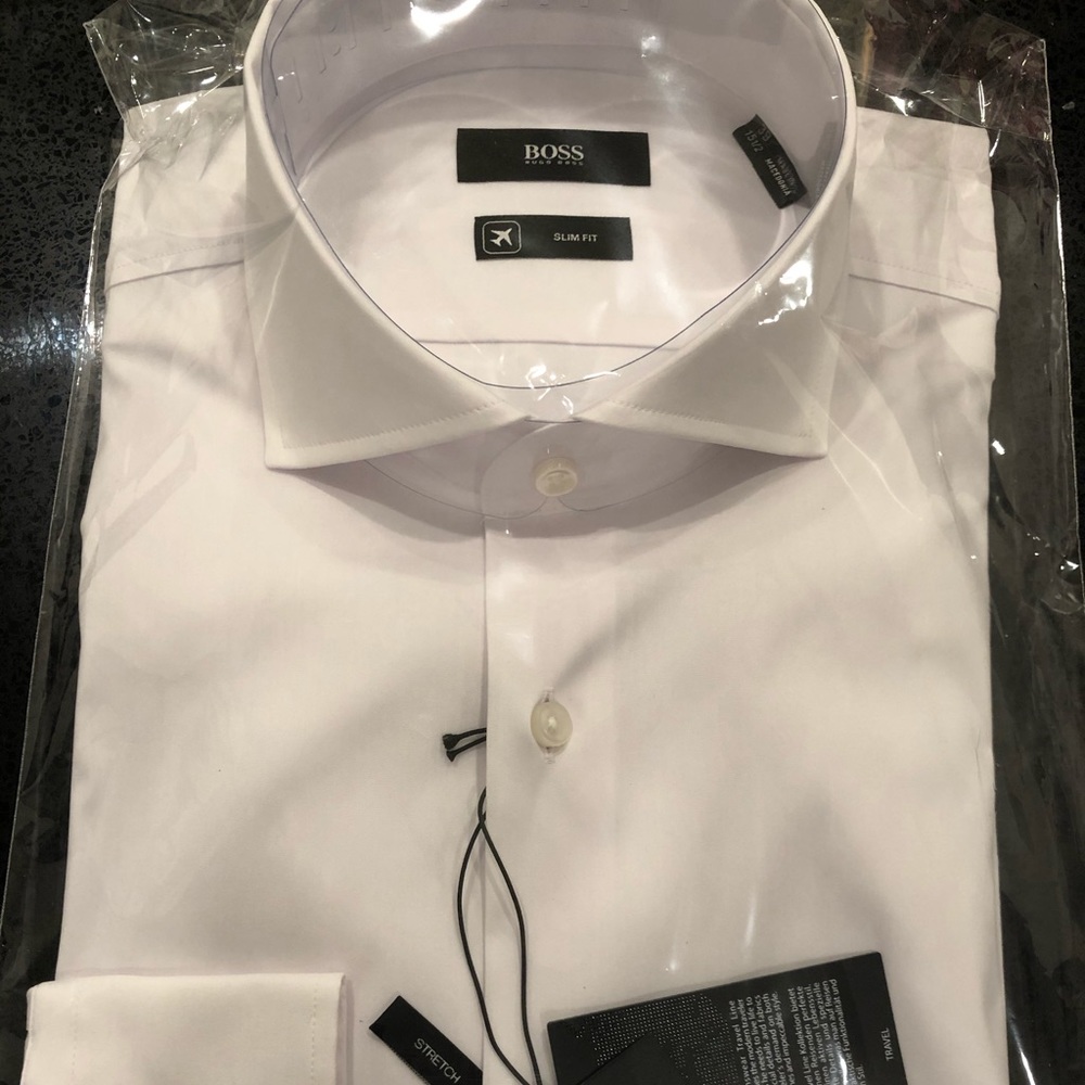 Hugo Boss White Dress Shirt